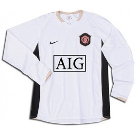 Koszulka Manchester United Retro Wyjazdowe Stroje Piłkarskie 2006-2007 Krótki Rękaw